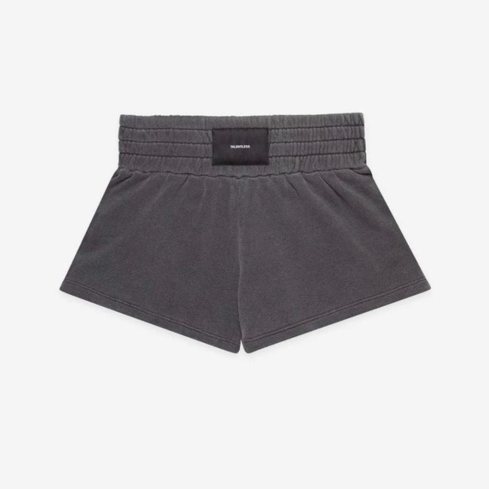 TALENTLESS Gray Athletic Shorts Elastic Waistband Relaxed Fit